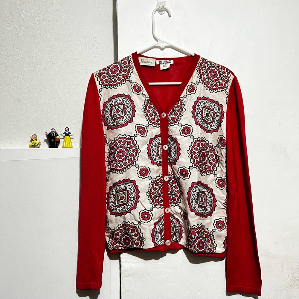 Bill Blass silk sweater Y2K vintage